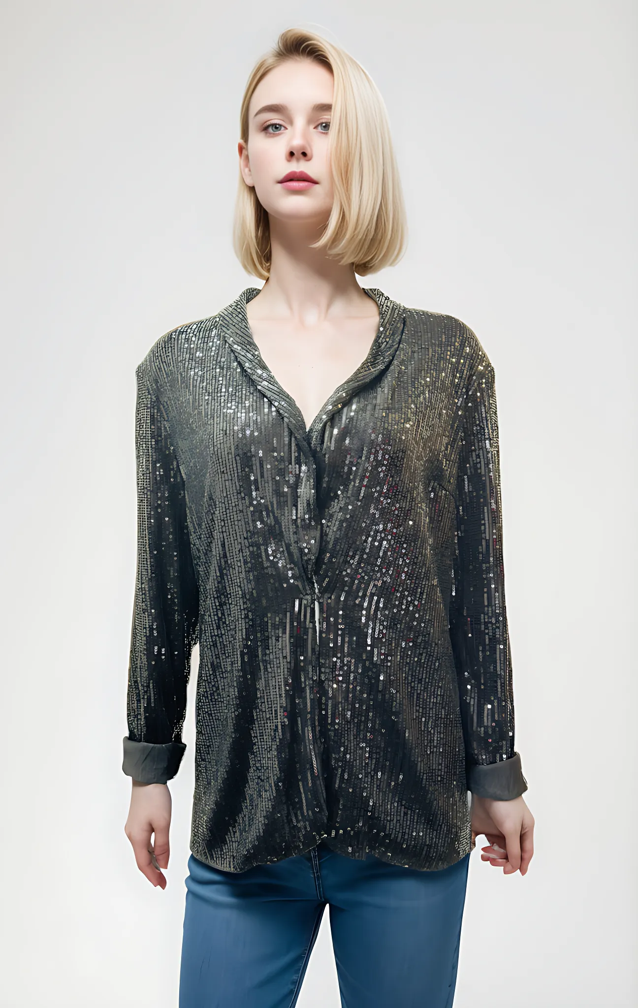 Sequin Blazer