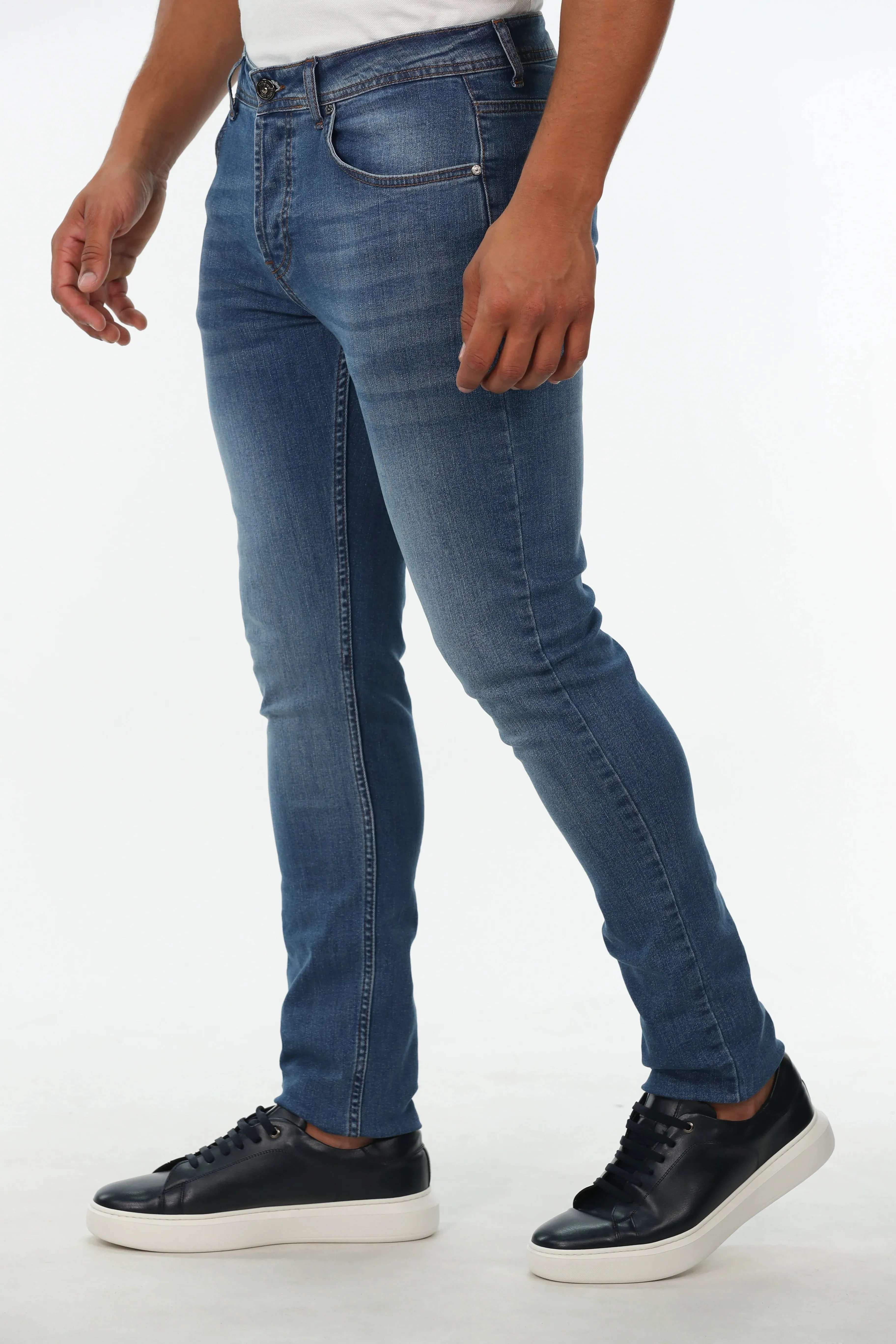 Skinny Blue Washed Jeans