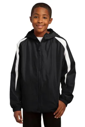 Sport-Tek ®  Youth Fleece-Lined Colorblock Jacket. YST81