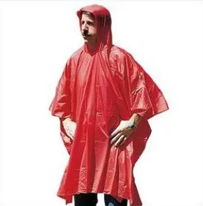 Stansport Vinyl Fashion Poncho-52IN X 80IN - Assorted