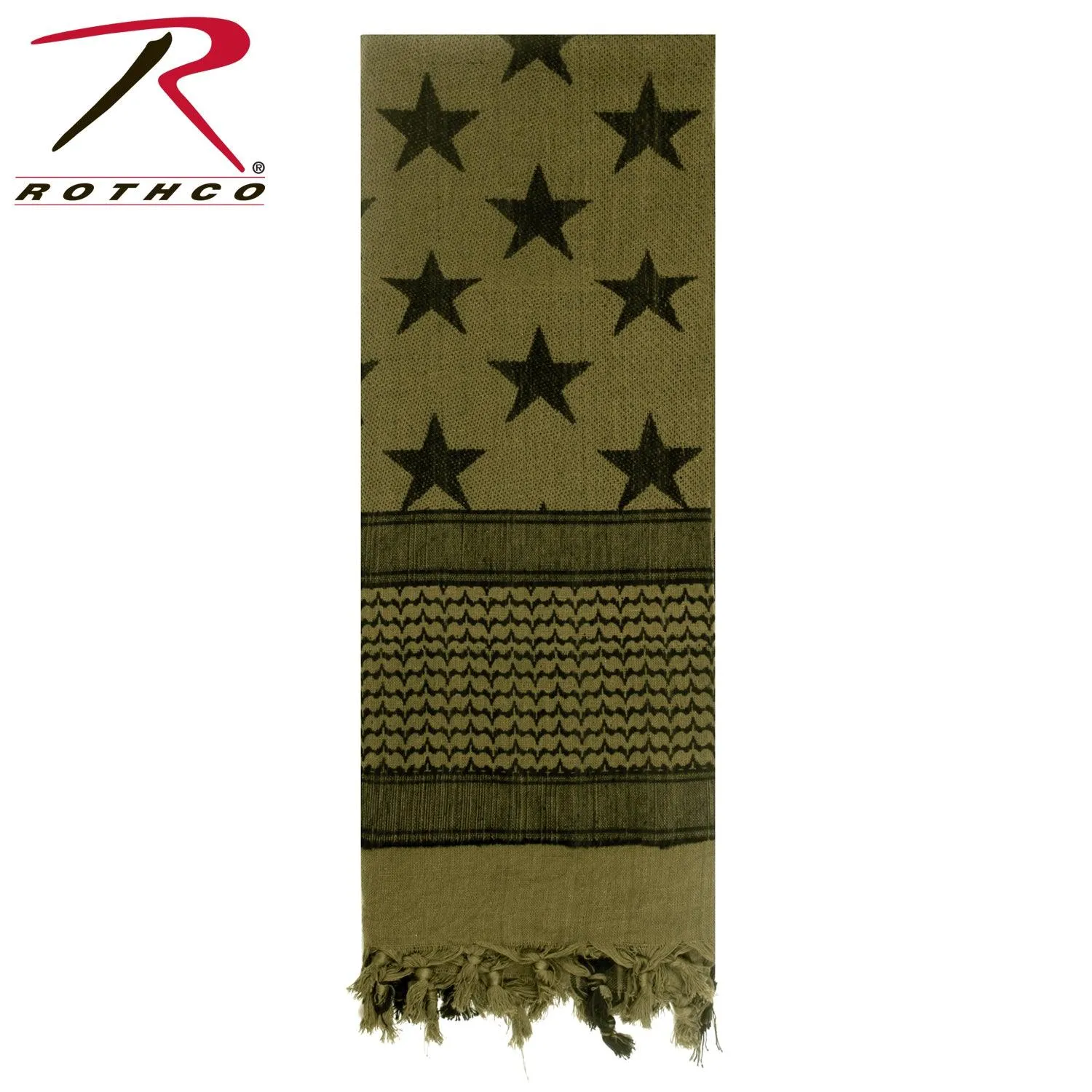 Stars and Stripes US Flag Shemagh Tactical Desert Keffiyeh Scarf