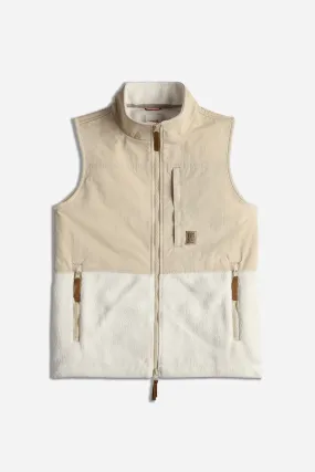 Subalpine Fleece Vest W Natural/Sand