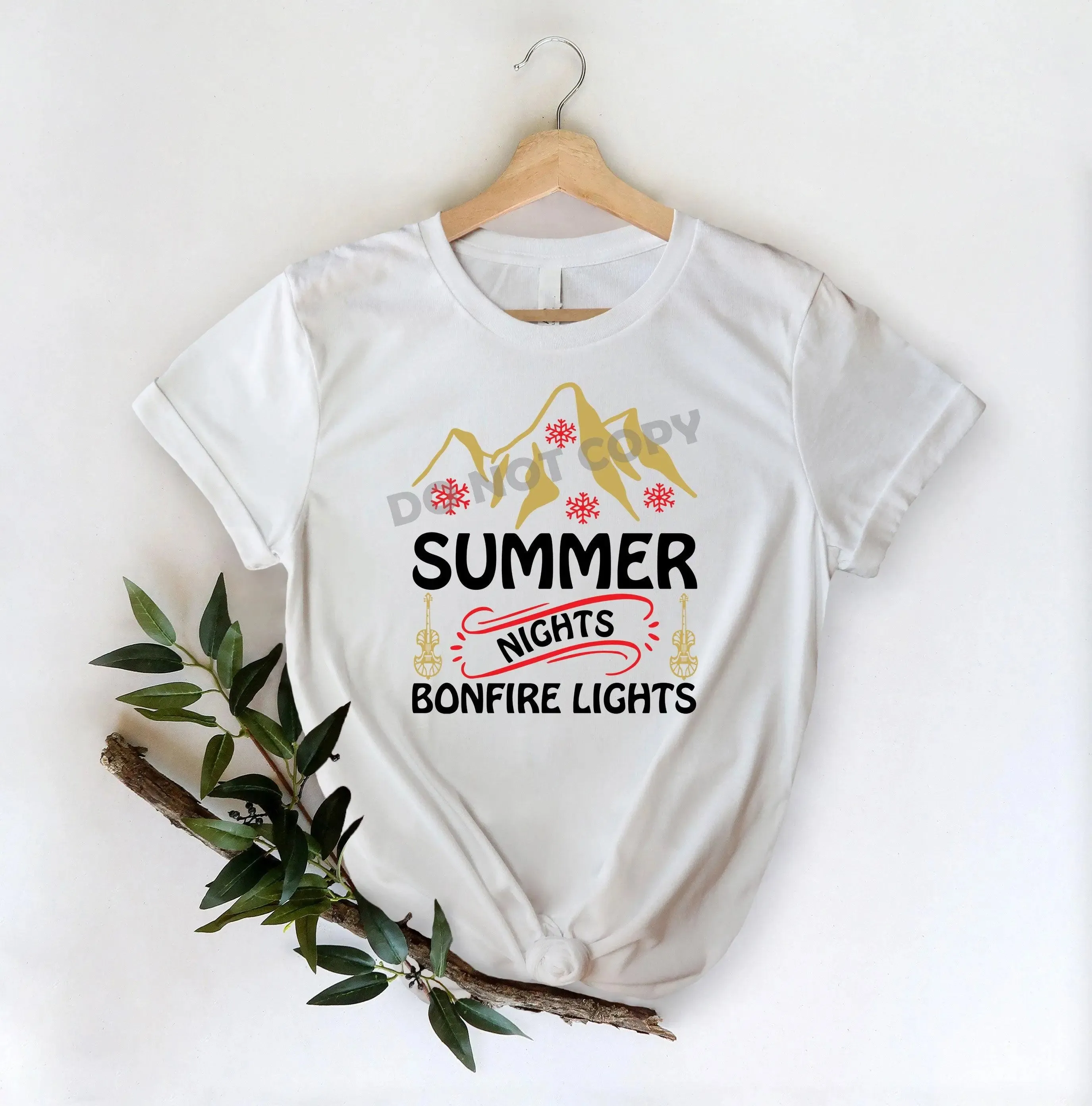 Summer Nights bonfire Lights - DTF Transfer