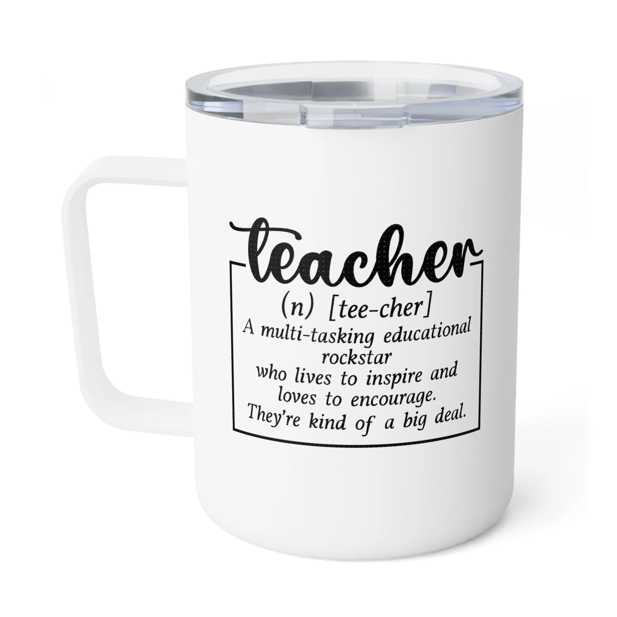 Teacher Definition Insulated Coffee Mug, 10oz