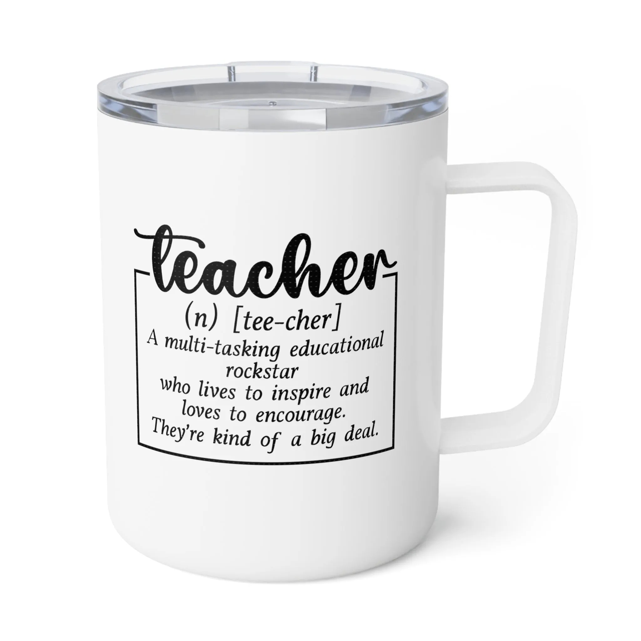 Teacher Definition Insulated Coffee Mug, 10oz