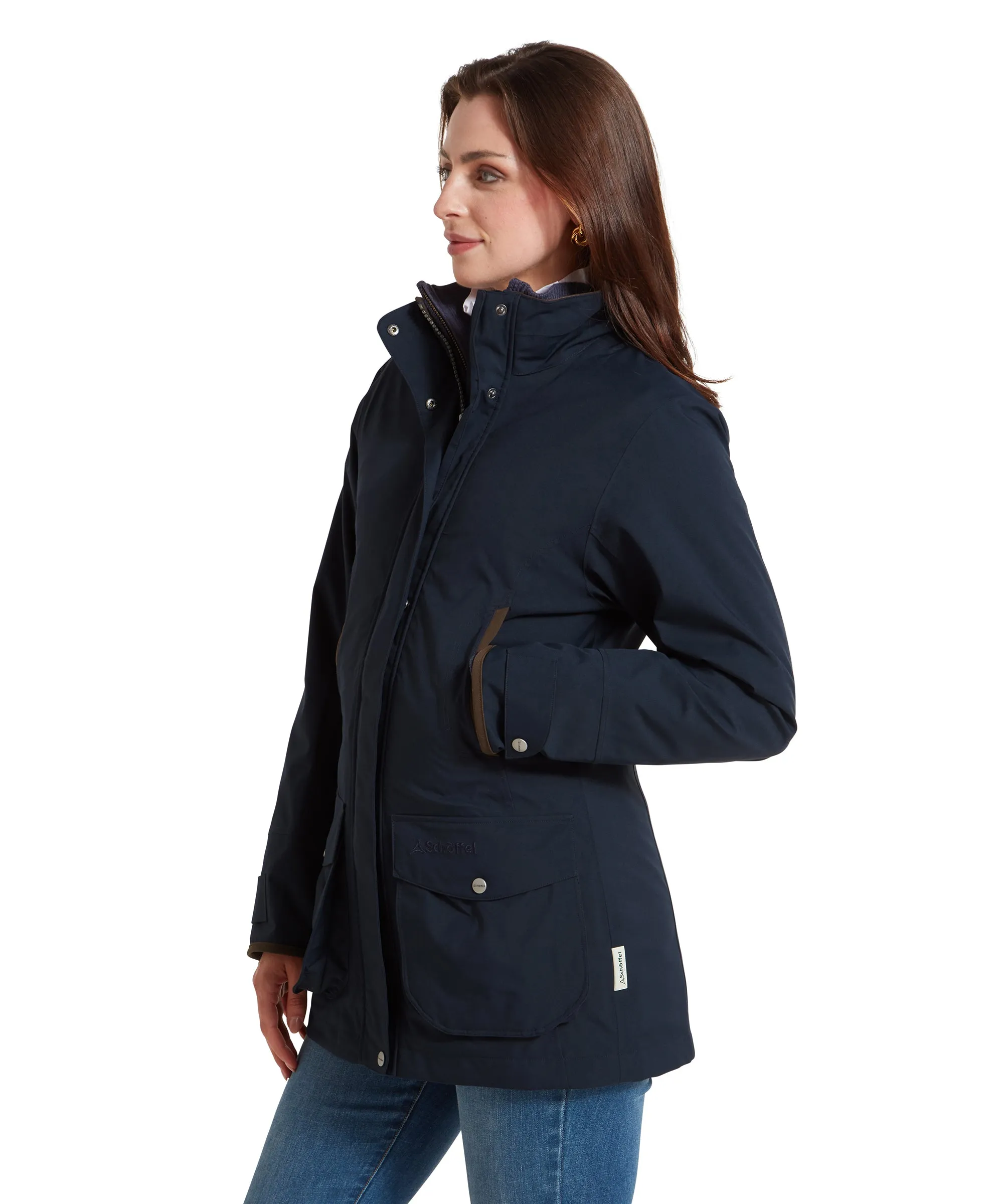 Teal Ultralight Coat - True Navy