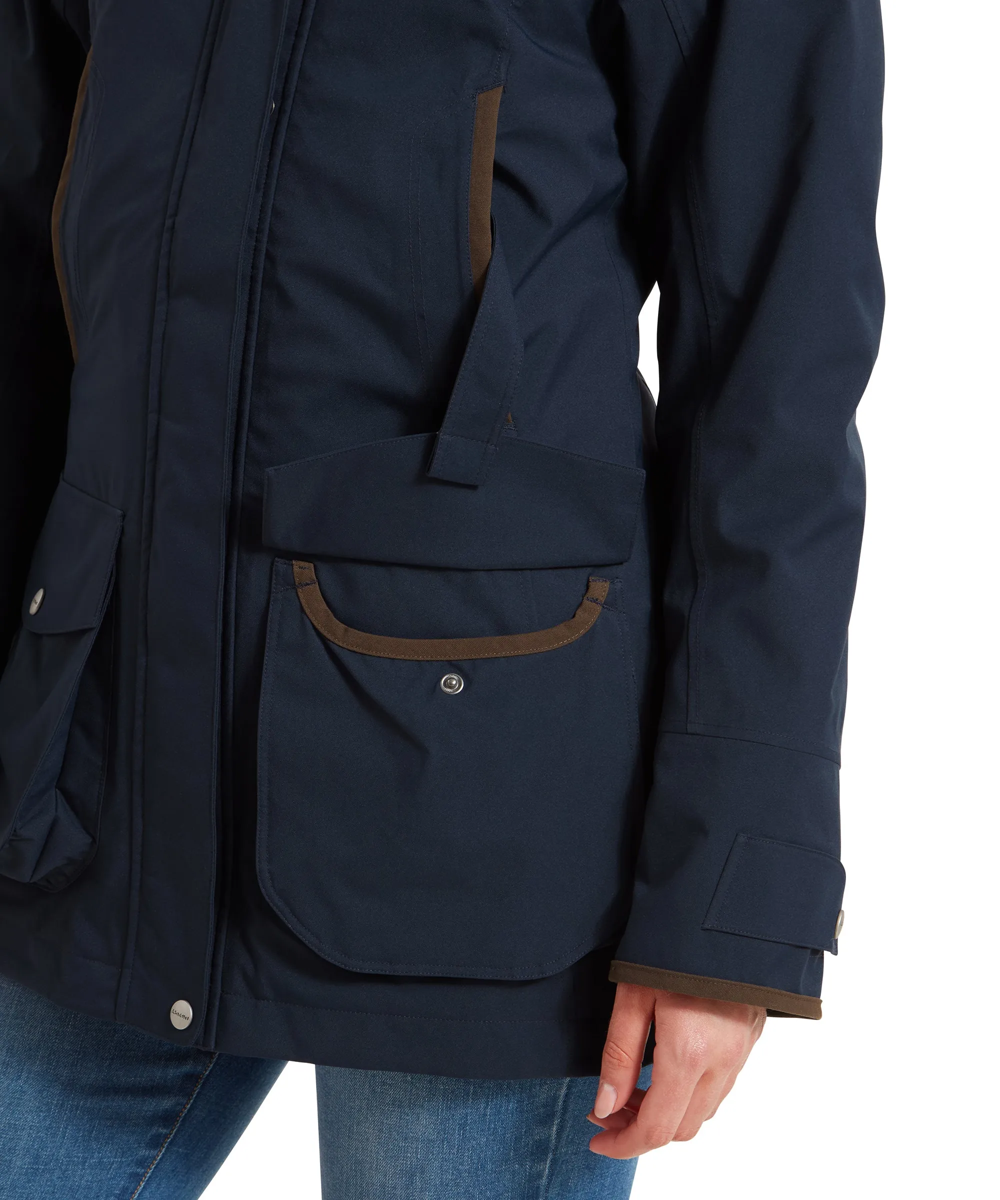 Teal Ultralight Coat - True Navy