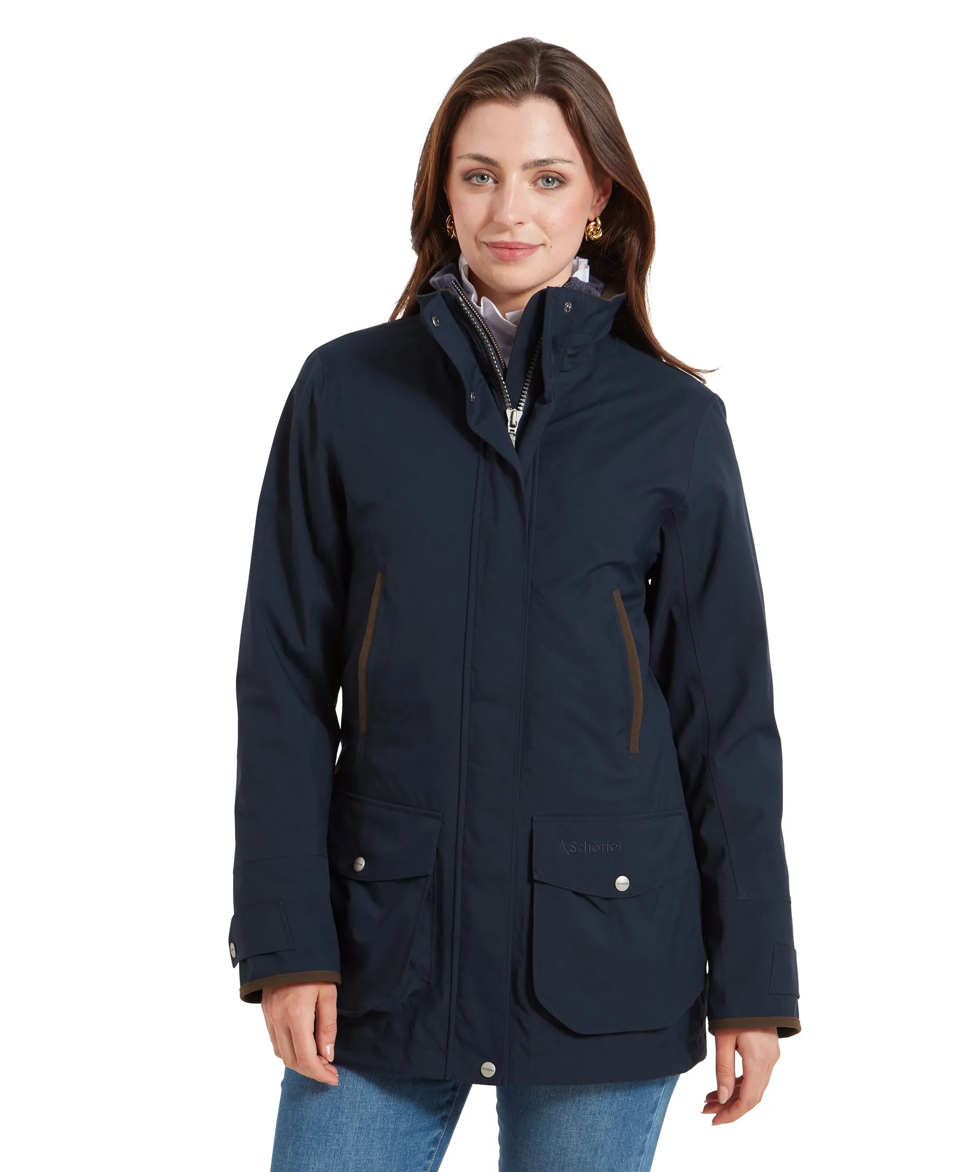 Teal Ultralight Coat - True Navy