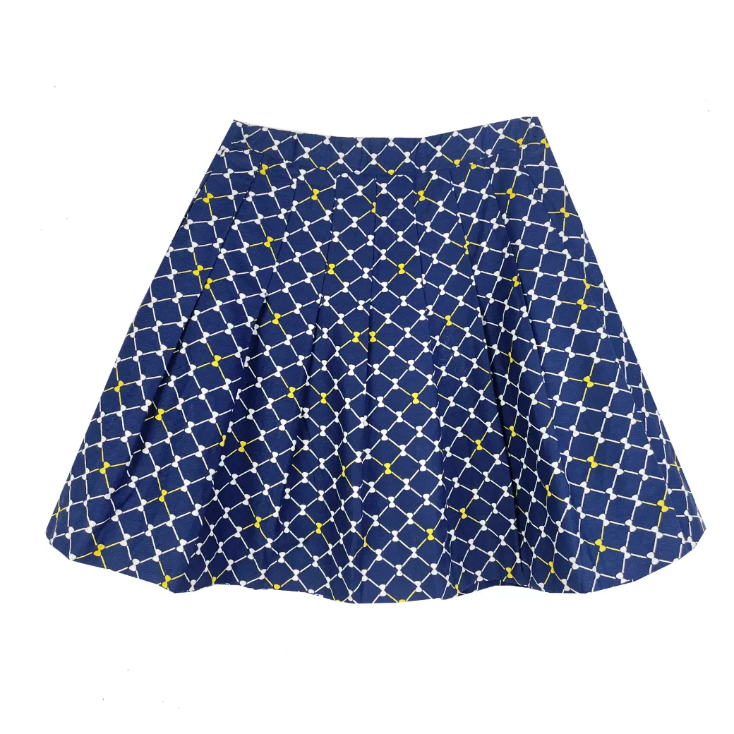 The Classic Pleated Tennis Skirt - Navy Bows