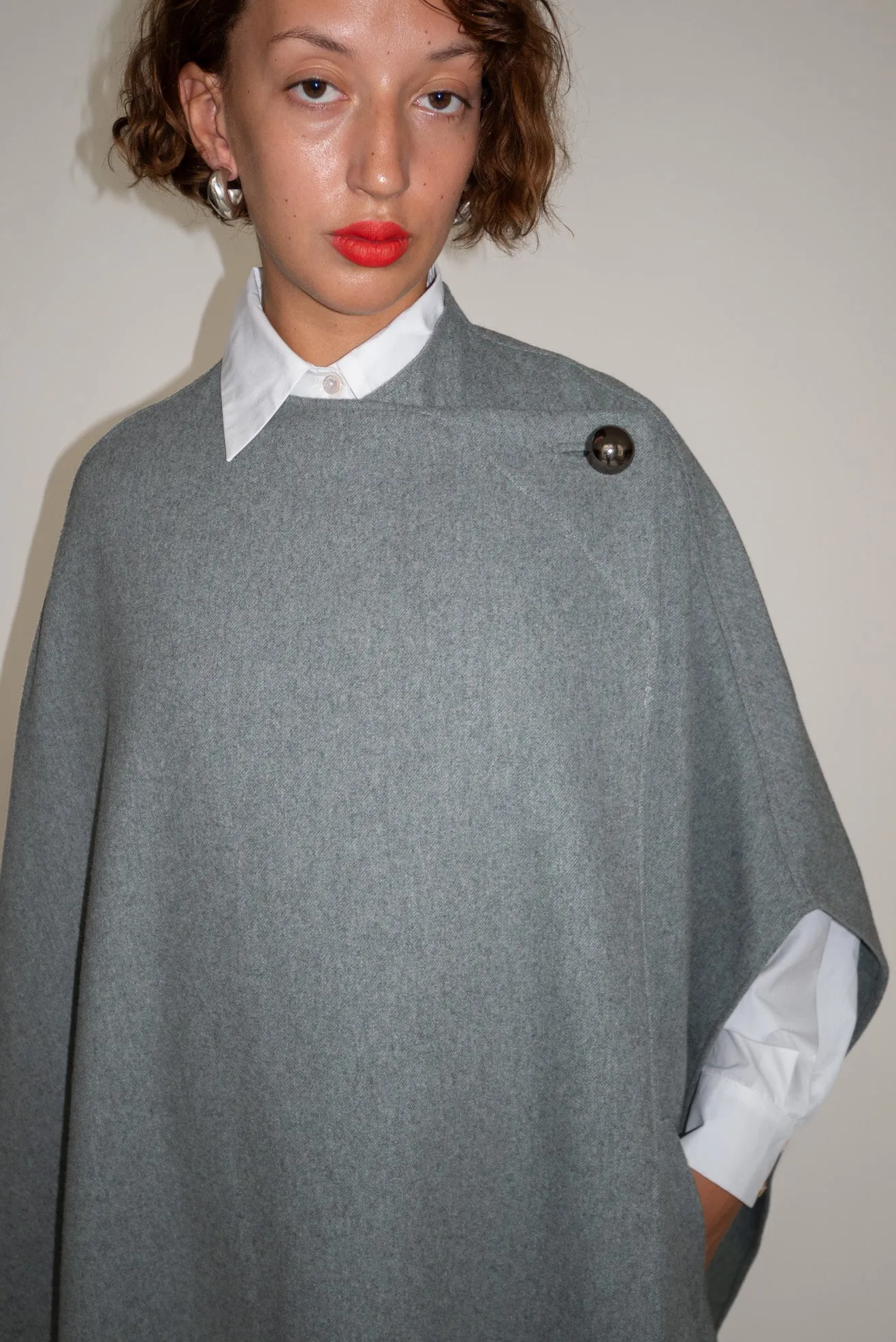 THE GARMENT, Mille Cape, Multi Grey Melange