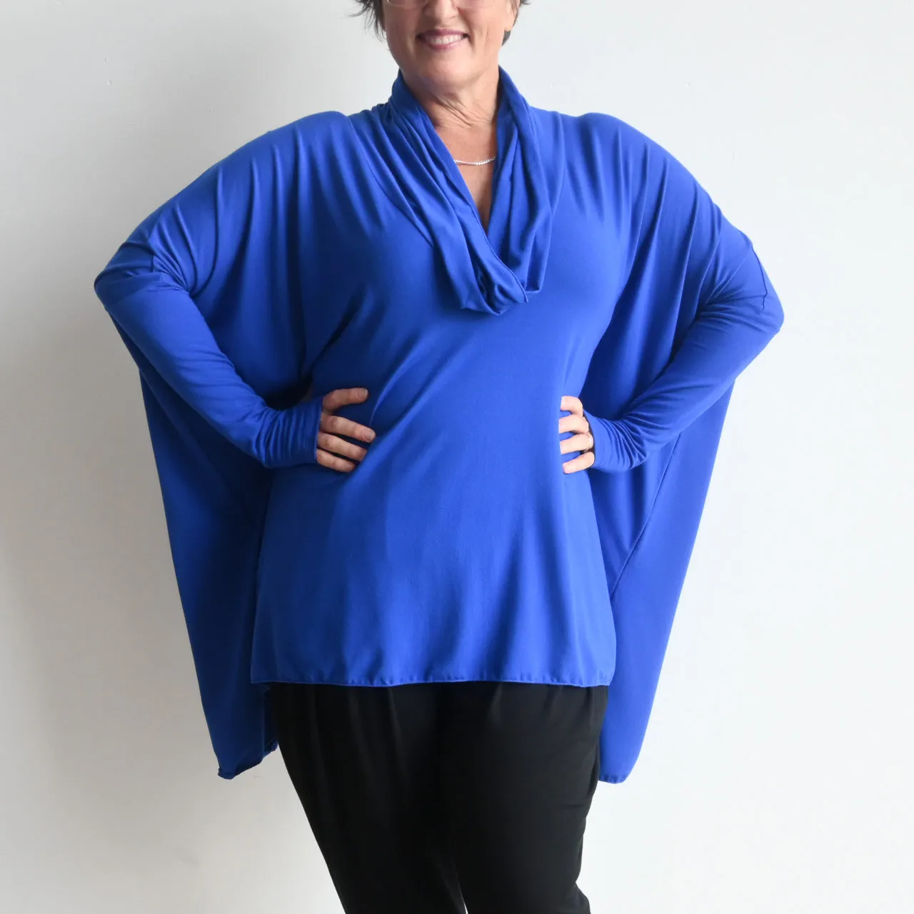 The Glider Poncho Tee in Bamboo