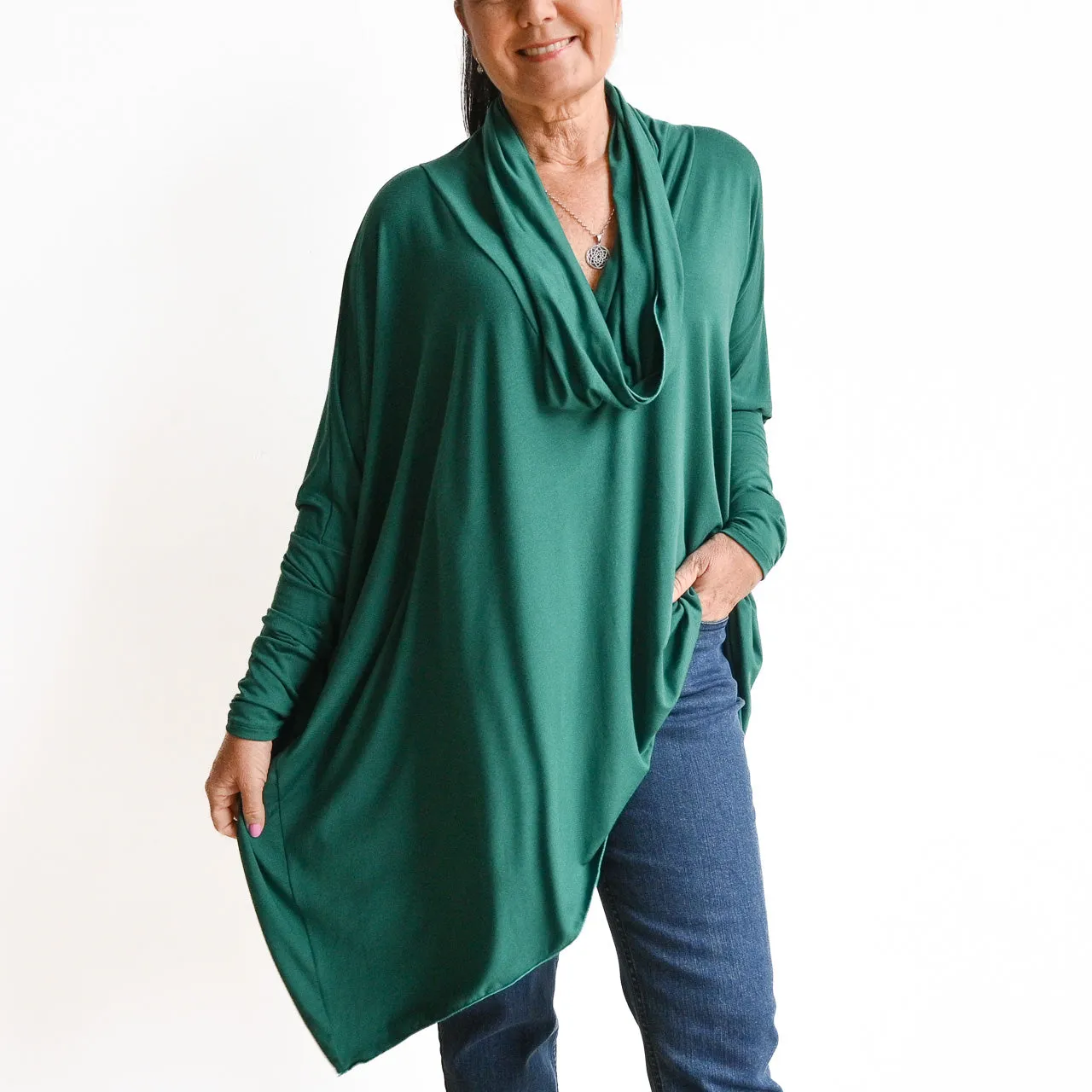 The Glider Poncho Tee in Bamboo