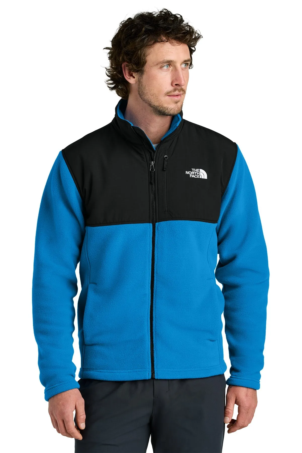 The North Face Highest Peak Full-Zip Fleece Custom Jackets, Hero Blue