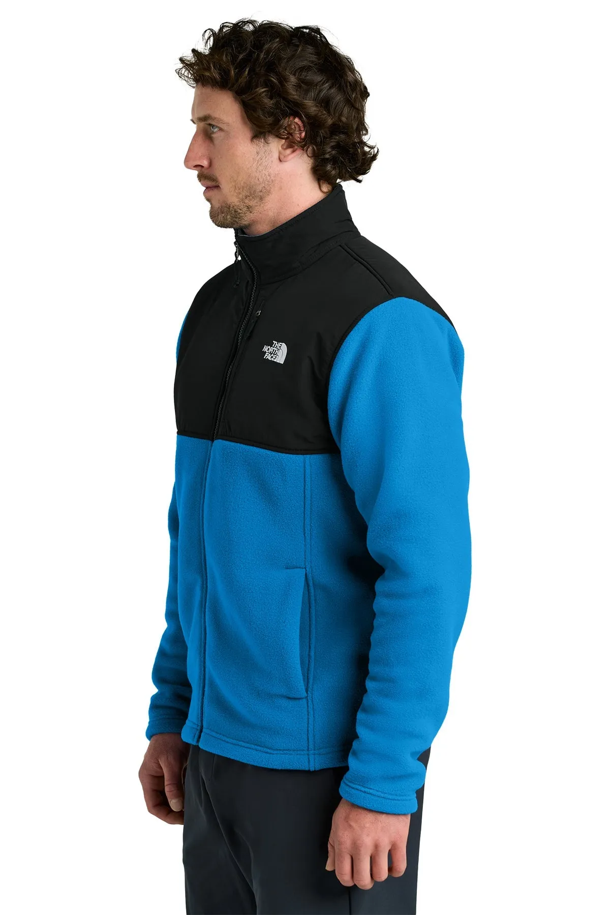 The North Face Highest Peak Full-Zip Fleece Custom Jackets, Hero Blue