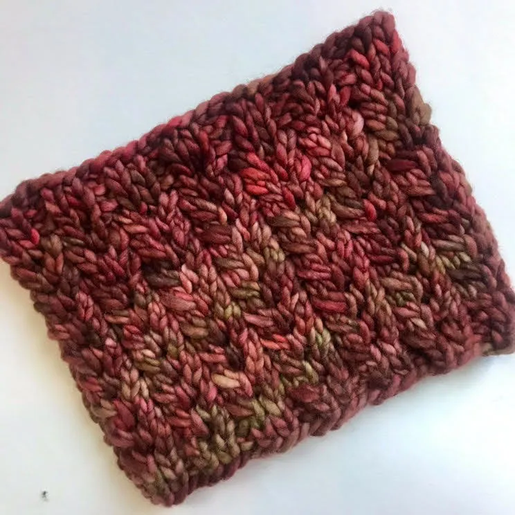 The Twisted Sister From Another Mister Cowl knitting PATTERN