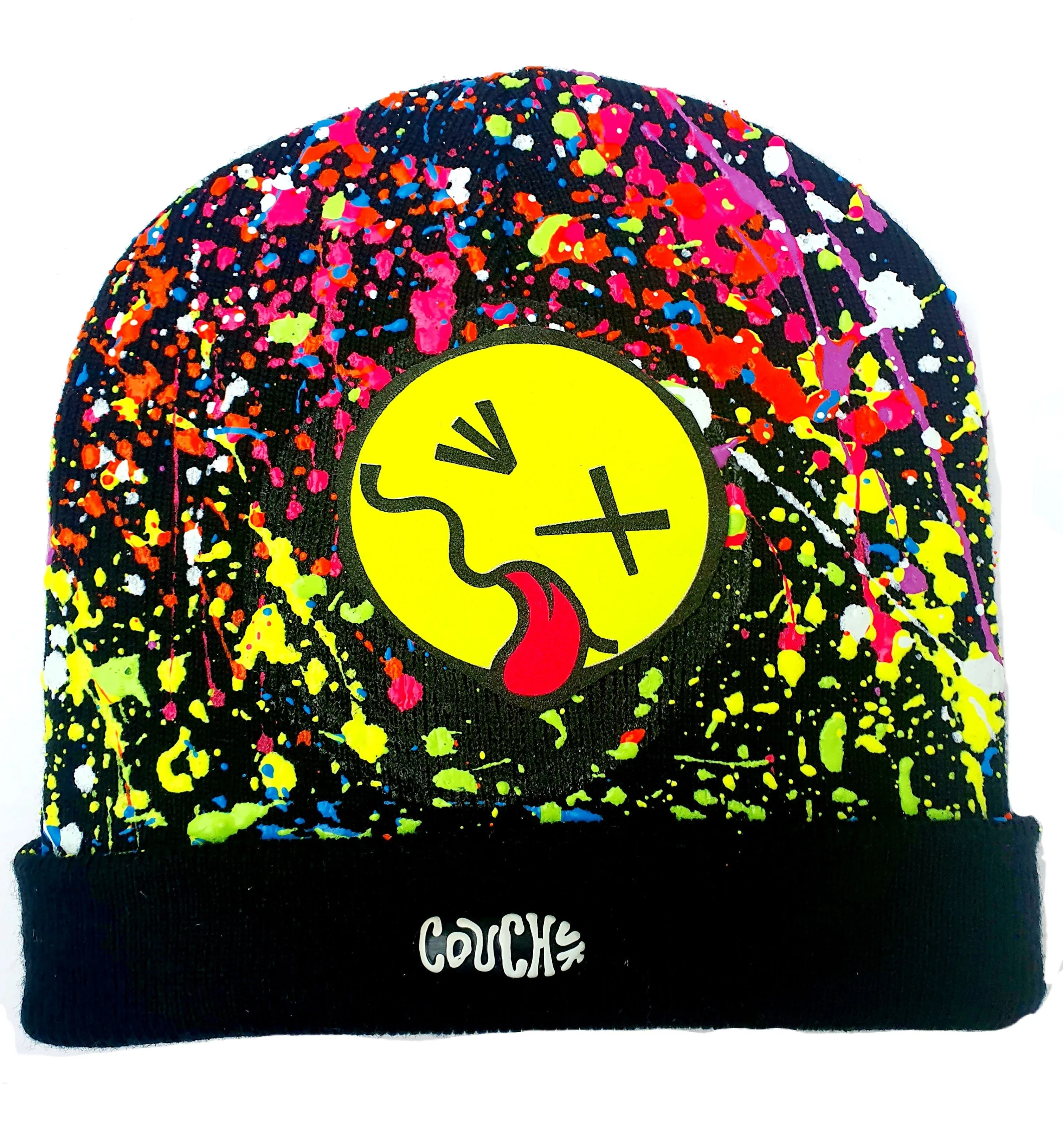 TONGUE BEANIE BLACK