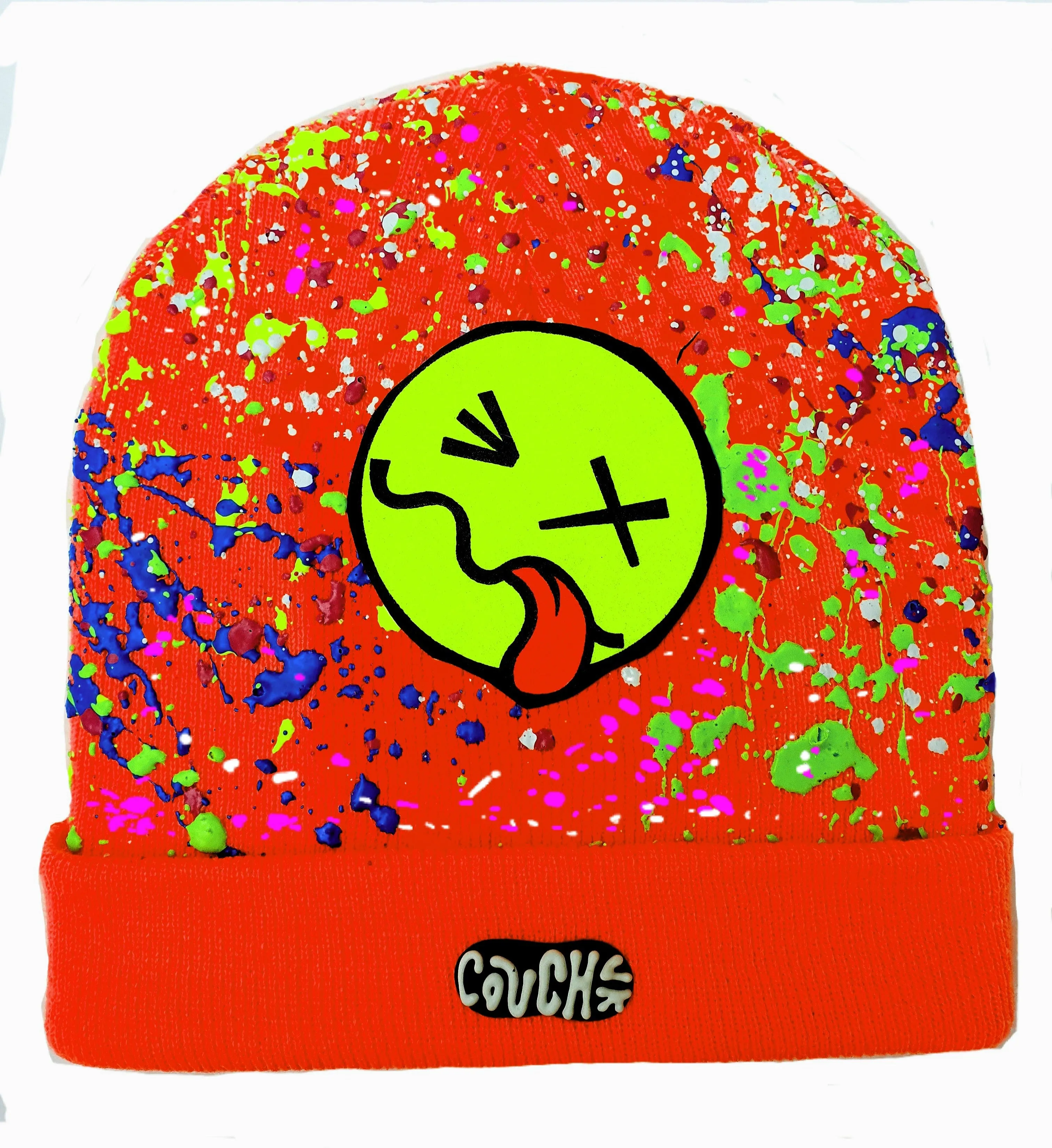 TONGUE BEANIE ORANGE