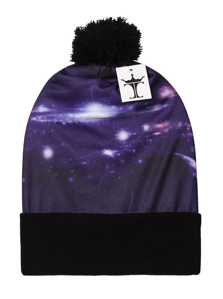 TopHeadwear Sublimation Cuffed Beanie - Galaxy 1000