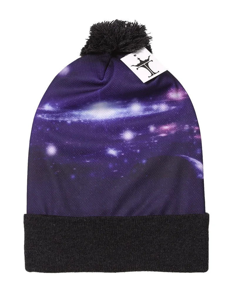 TopHeadwear Sublimation Cuffed Beanie - Galaxy 1000