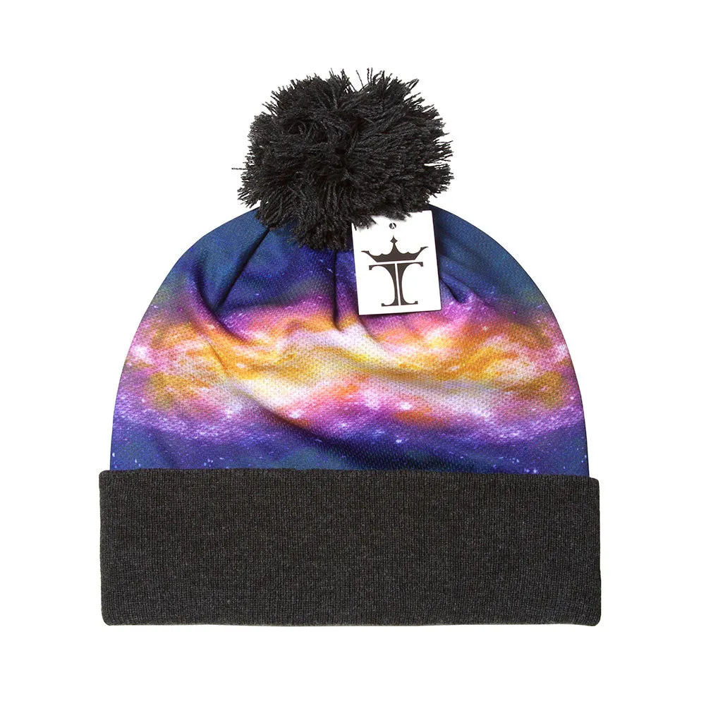 TopHeadwear Sublimation Cuffed Beanie - Galaxy 100