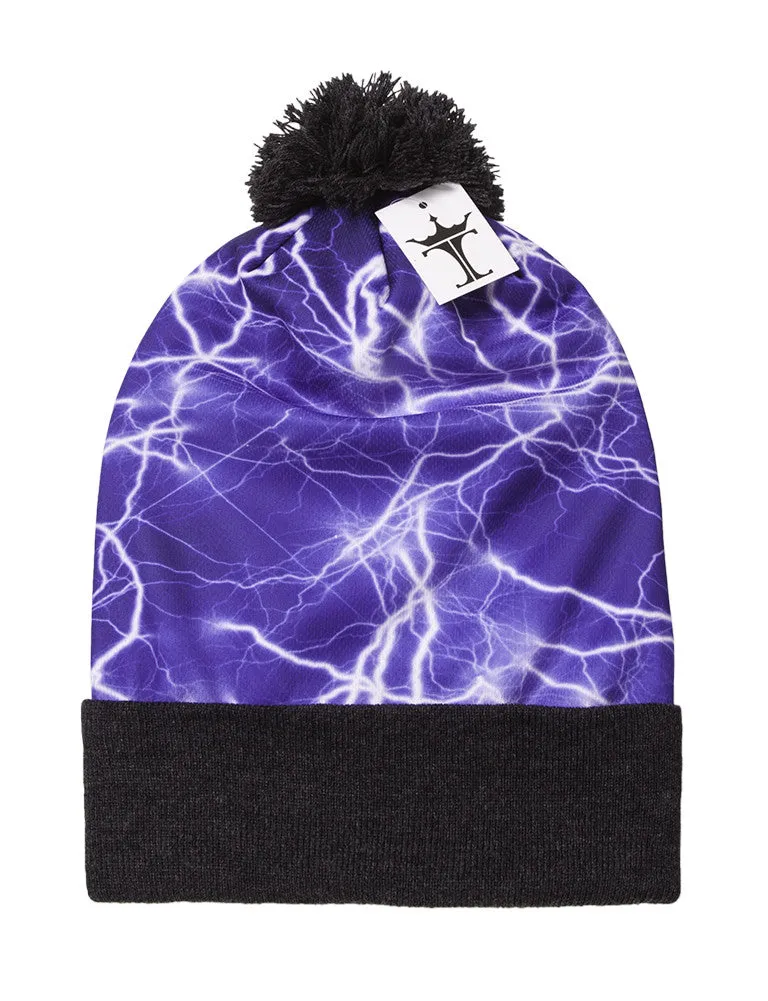 TopHeadwear Sublimation Cuffed Beanie - Lightening 800