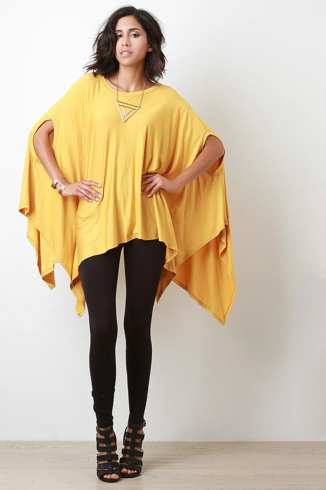 Trapeze Poncho Top