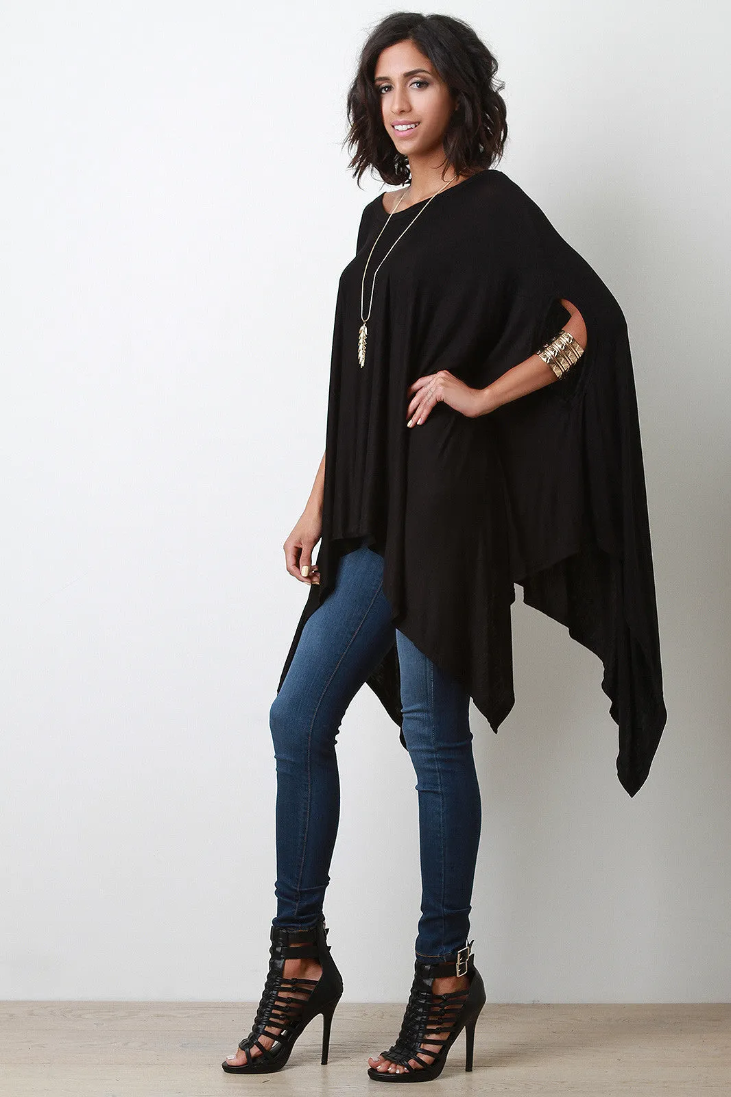 Trapeze Poncho Top