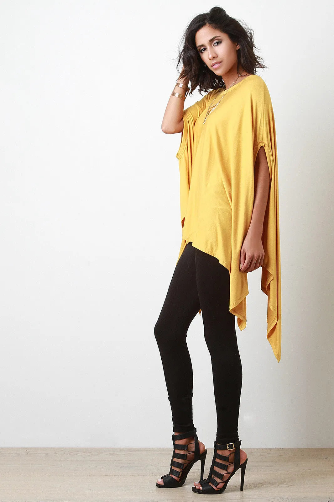 Trapeze Poncho Top