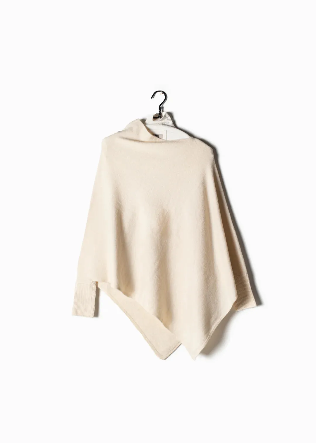 Triangle Poncho With Sleeves