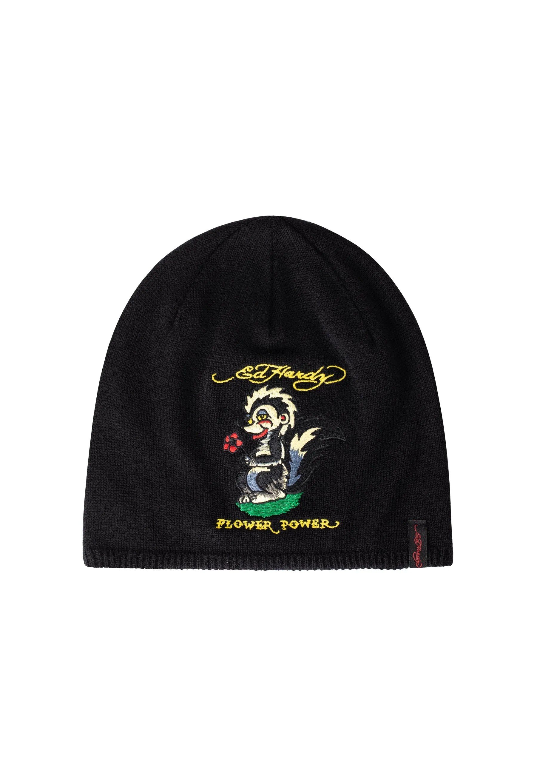 Unisex Skunk Power Beanie Hat - Black