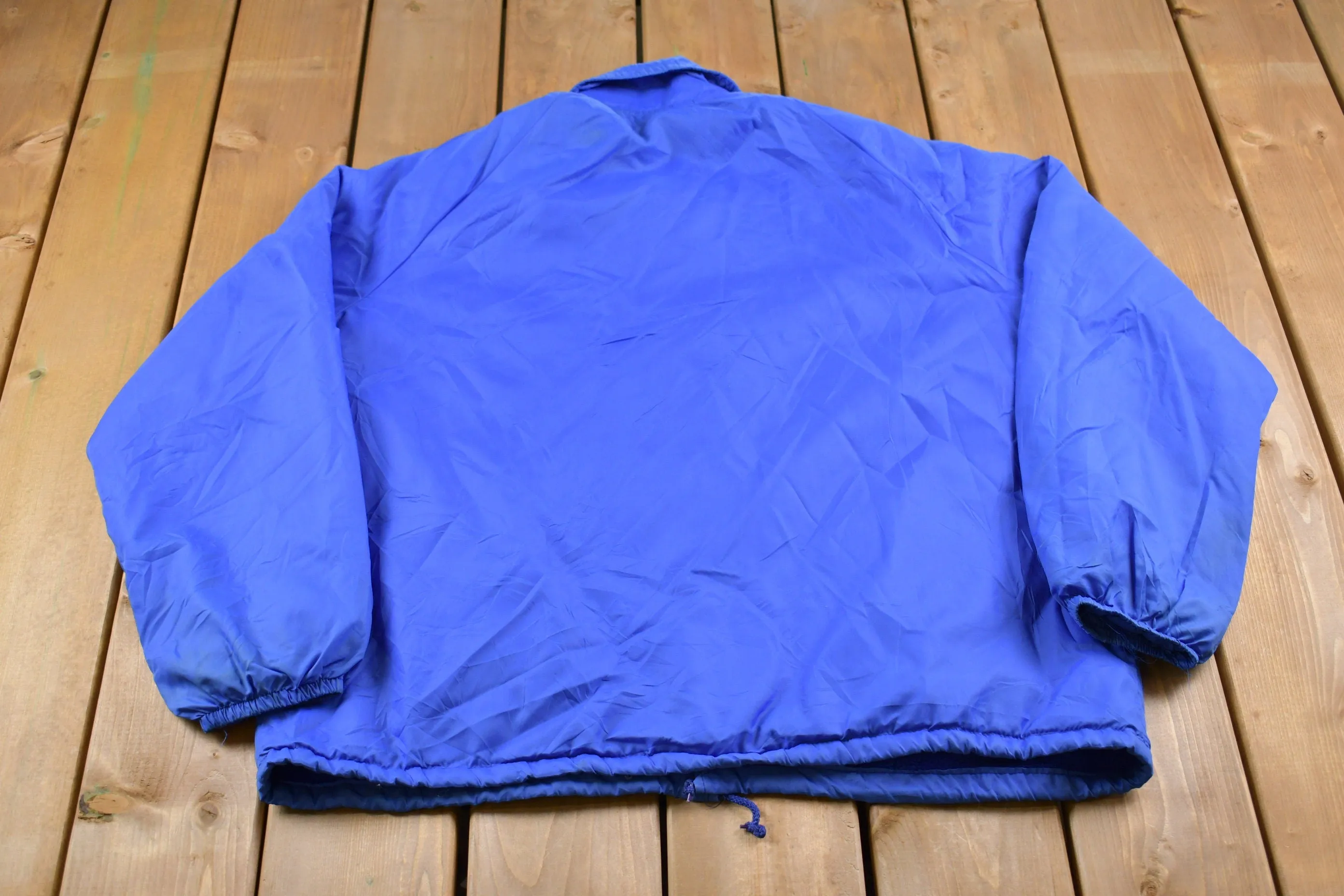 Vintage 1990s Champion Snap Button Windbreaker Jacket