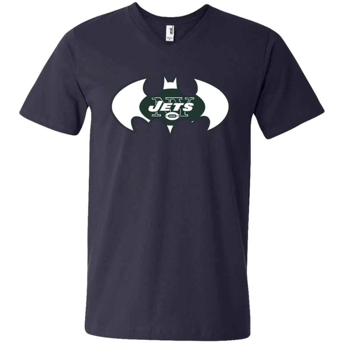 We Are The New York Jets Batman Nfl Mashup Men V-Neck T-Shirt