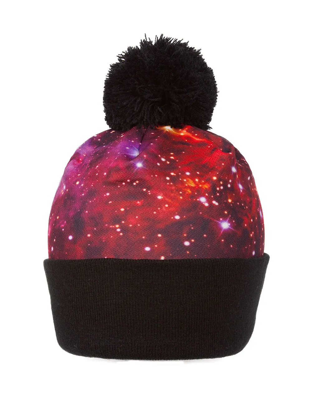 Winter Unisex Sublimation Cuffed Beanie w/ Pom