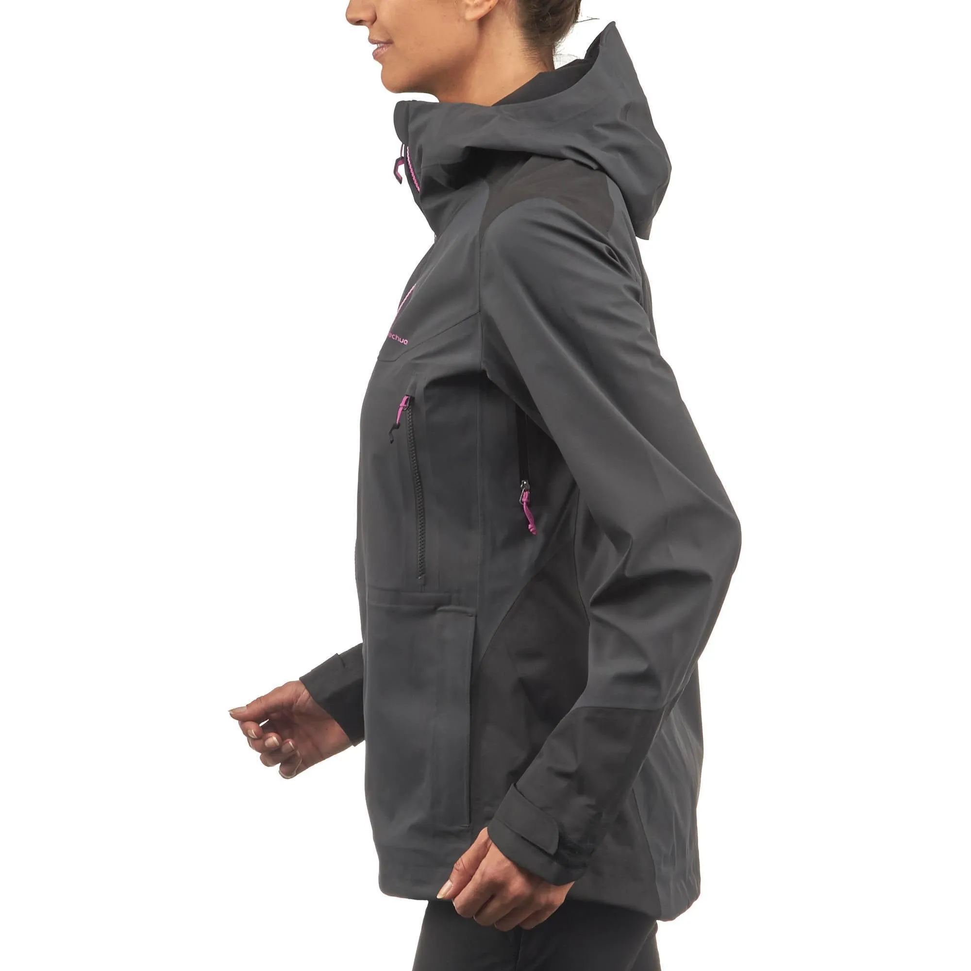 Women's Waterproof Hiking Rain Jacket Forclaz 900