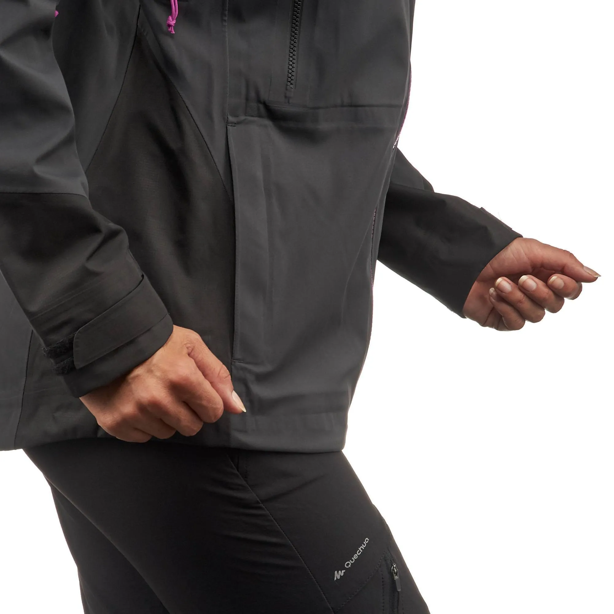 Women's Waterproof Hiking Rain Jacket Forclaz 900