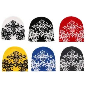 Y2K Gothic Pattern Beanie