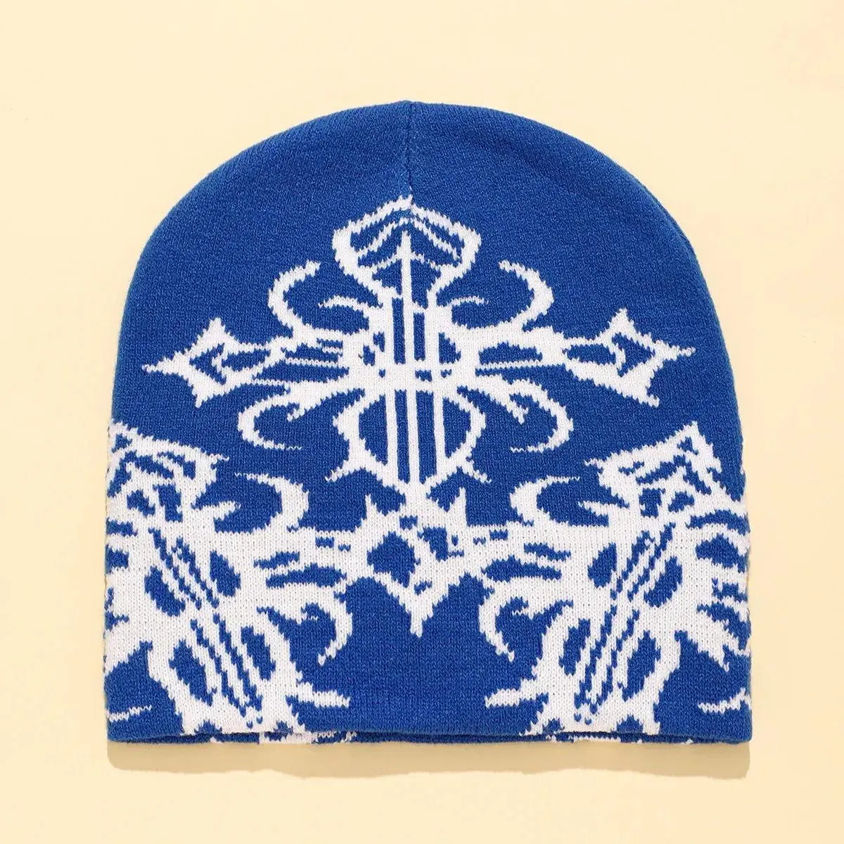 Y2K Gothic Pattern Beanie