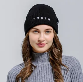 YOUTH Winter Fashion Warm Beanie for Women