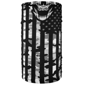 ZanHeadgear TF462 Motley Tube Fleece Lined Urban Camo Flag