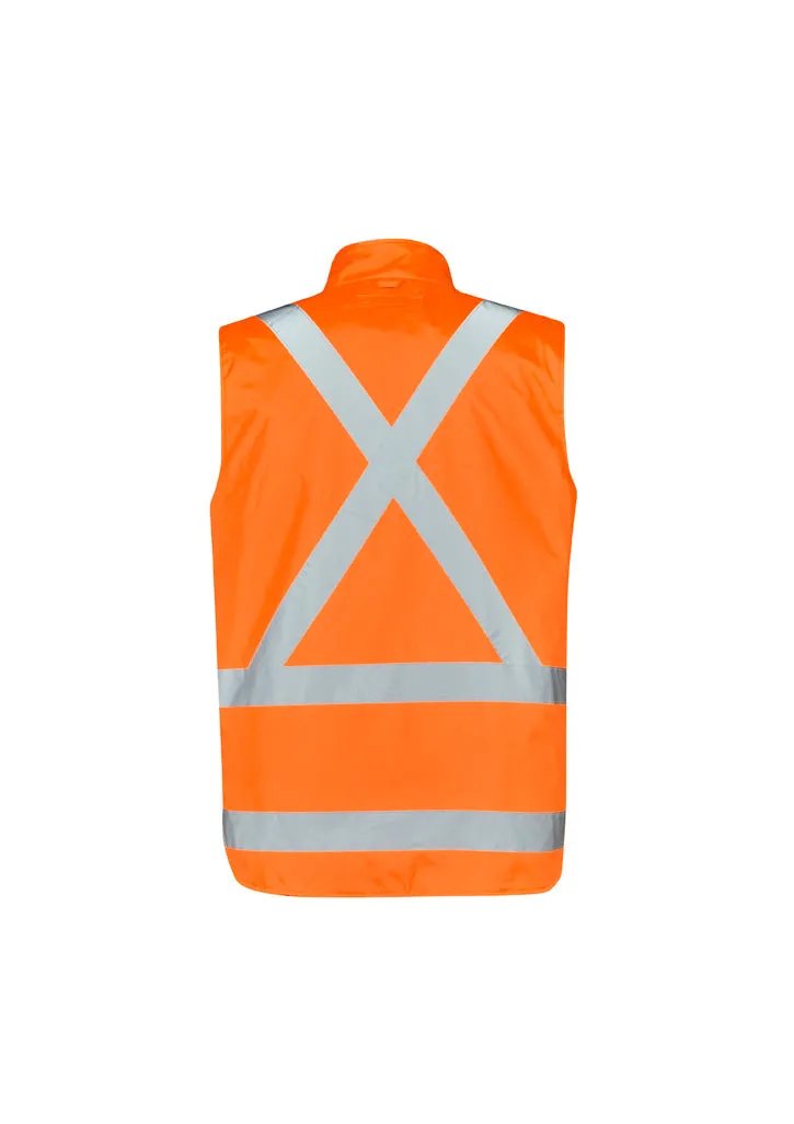 ZJ616 Syzmik Mens TTMC-W17 Hi Vis X Back 4 In 1 Waterproof Jacket